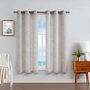 Nautica&reg; Julius 63-Inch Light Filtering Window Curtain Panels in Linen (Set of 2)