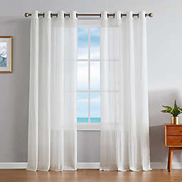 Nautica® Cordelia Grommet Sheer Window Curtain Panels (Set of 2)