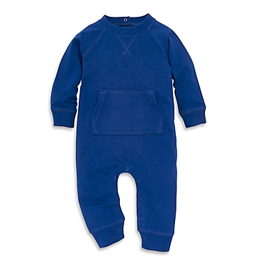 Primary&reg; Size 0-3M Unisex Signature French Terry Romper in Cobalt. View a larger version of this product image.