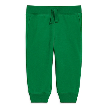 Primary&reg; Size 3-6M Unisex French Terry Baby Jogger Pant in Grass. View a larger version of this product image.
