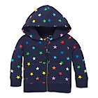 Alternate image 0 for Primary&reg; Unisex Size 18-24M French Terry Zip Hoodie in Navy/Rainbow Star