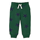 Alternate image 0 for Primary&reg; Unisex Size 6-12M Stars French Terry Baby Jogger Pant in Evergreen/Navy Star