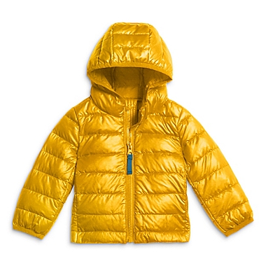 Primary&reg; Unisex Size 6-12M Lightweight Puffer Jacket in Mustard. View a larger version of this product image.