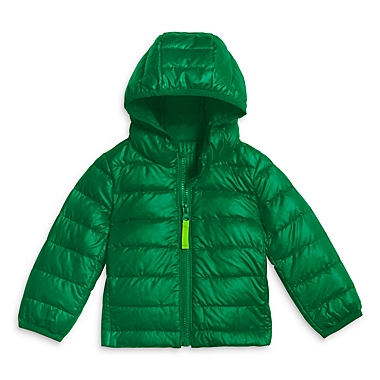 Primary&reg; Unisex Size 18-24M Lightweight Puffer Jacket in Grass. View a larger version of this product image.