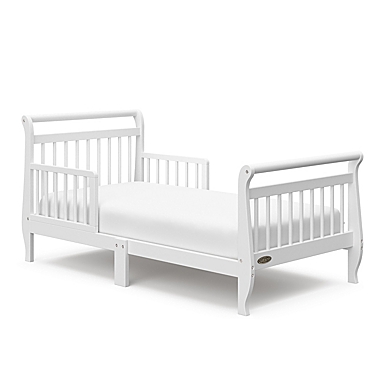 Graco&reg; Classic Sleigh Toddler Bed in White. View a larger version of this product image.