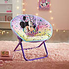 Alternate image 3 for Disney&reg; Minnie Mouse Folding Saucer Chair in Purple