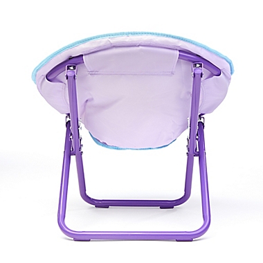 Disney&reg; Minnie Mouse Folding Saucer Chair in Purple. View a larger version of this product image.