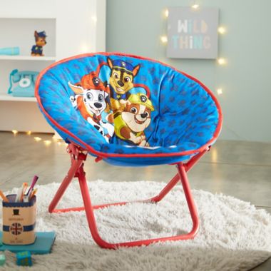 Nickelodeon&trade; PAW Patrol Folding Saucer Chair in Blue. View a larger version of this product image.