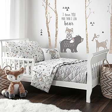 Levtex Baby Bailey Toddler Bedding Set in Grey. View a larger version of this product image.