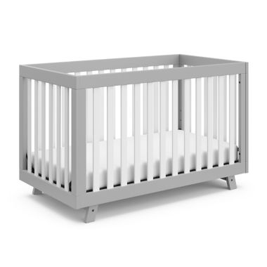 Storkcraft&trade; Beckett 3-in-1 Convertible Crib in Grey/White. View a larger version of this product image.