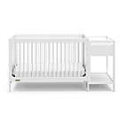 Alternate image 1 for Graco&trade; Fable 4-in-1 Crib and Changer in White