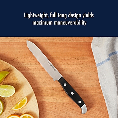 Zwilling J.A. Henckels International Statement 5-Inch Serrated Utility Knife. View a larger version of this product image.