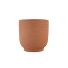 Alternate image 0 for Everhome&trade; Small Ribbed Round Stoneware Indoor/Outdoor Planter in Terracotta