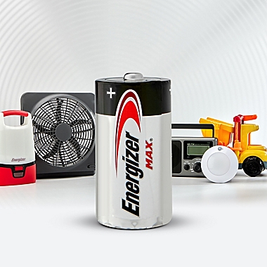 Energizer&reg; 4-Pack C 1.5-Volt Alkaline Batteries. View a larger version of this product image.