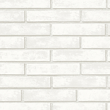 NextWall® Faux Brick Peel and Stick Wallpaper in Light Grey | Bed Bath &  Beyond