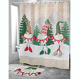 Avanti 72-Inch x 72-Inch Merry Gnomes Shower Curtain
