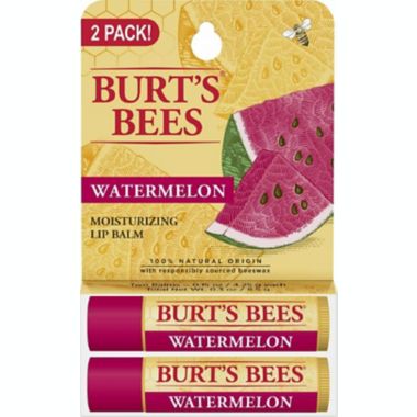 Burt's Bees&reg; 2-Pack 0.15 oz. Watermelon Lip Balm. View a larger version of this product image.
