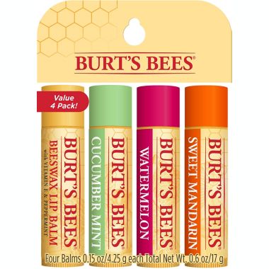 Burt's Bees&reg; 4-Pack 0.15 oz. Freshly Picked Lip Balms. View a larger version of this product image.