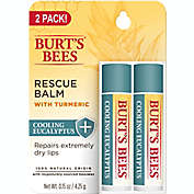 Burt&#39;s Bees&reg; 2-Pack 0.15 oz. Rescue Cooling Eucalyptus Lip Balm