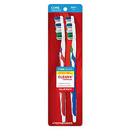 Harmon® Face Values™ 4-Pack Clean Plus Full Soft Head Toothbrushes