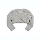 Alternate image 0 for Bonnie Baby&reg; Size 0-3M Faux Fur Cardigan in Ivory