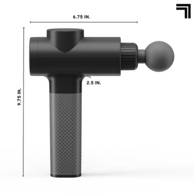 Sharper Image&reg; Powerboost Deep Tissue Massager in Black. View a larger version of this product image.