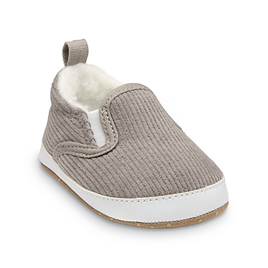 carter&#39;s&reg; Size 6-9M Corduroy Slip-On Sneaker in Grey. View a larger version of this product image.