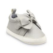 carter's&reg; Glitter Bow Low-Top Sneaker in Metallic