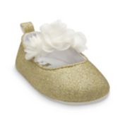 carter's&reg; Size 0-3M Plume Mary Jane Dress Shoe in Metallic