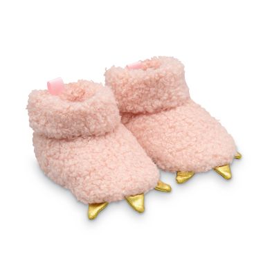 goldbug&trade; Size 12-18M Claw Slipper in Pink. View a larger version of this product image.