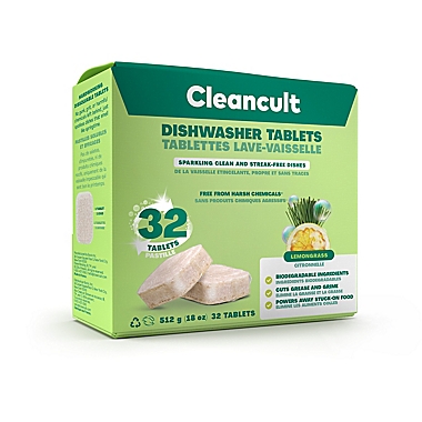 Cleancult 32-Count Dishwasher Tablets in Lemongrass. View a larger version of this product image.