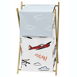 Sweet Jojo Designs® Airplane Laundry Hamper