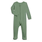 Alternate image 0 for Colored Organics Size 0-3M Peyton Organic Cotton Footie Zip Sleeper in Thyme