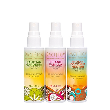 Pacifca&reg; Wanderlust 3-Piece Hair and Body Mist Travel Set. View a larger version of this product image.