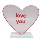 Alternate image 2 for H for Happy&trade; Valentine's Day Assorted Conversation Heart Decorative Tabletop Sign