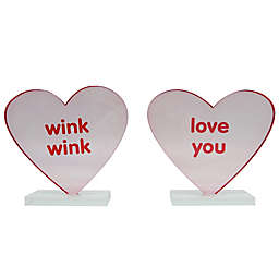H for Happy™ Valentine's Day Assorted Conversation Heart Decorative Tabletop Sign