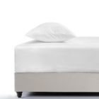 Alternate image 3 for Simply Essential&trade; Microfiber Twin Sheet Set in Grey Chevron