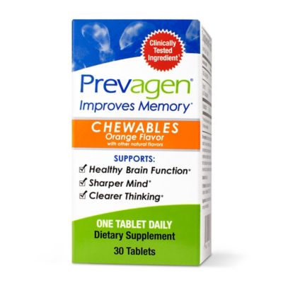 Prevagene&reg; 30-Count Chewable Tablets in Orange Flavor
