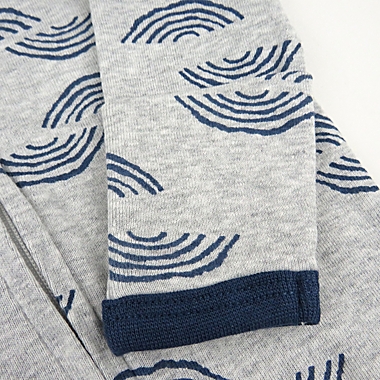 Honest&reg; 2-Pack Striped Organic Cotton Sleep &amp; Plays in Navy/Multi. View a larger version of this product image.
