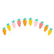 H for Happy&trade; Carrot-Shaped LED String Lights (Set of 10)