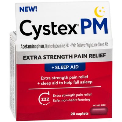 Cystex&reg; PM 20-Count Extra Strength Pain Relief Caplets