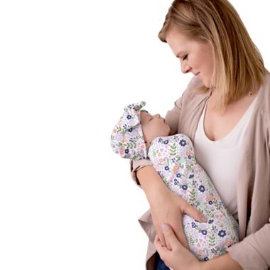 Itzy Ritzy&reg; Cutie Cocoon&trade; Size 0-3M Meadow 2-Piece Cocoon and Hat Set. View a larger version of this product image.