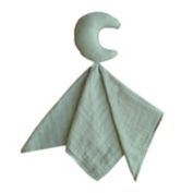 Mushie Organic Cotton Muslin Moon Lovey