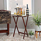 Alternate image 11 for Tray Table Set in Marble Brown