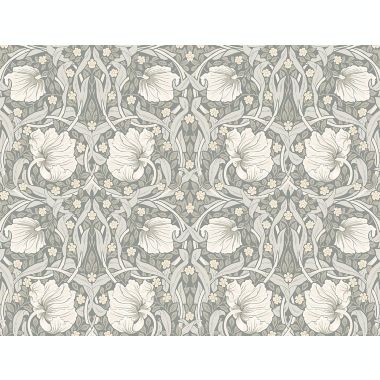 NextWall® Primrose Floral Peel and Stick Wallpaper in Grey | Bed Bath