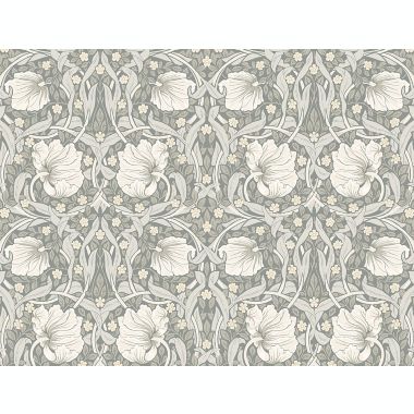 NextWall® Primrose Floral Peel and Stick Wallpaper in Grey | Bed Bath