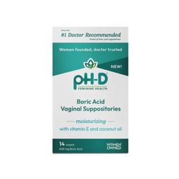 pH-D® 14-Count Boric Acid Moisturizing Suppository
