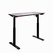 airLIFT&reg; 47-Inch Electric Adjustable Standing Desk with USB Charger in Walnut