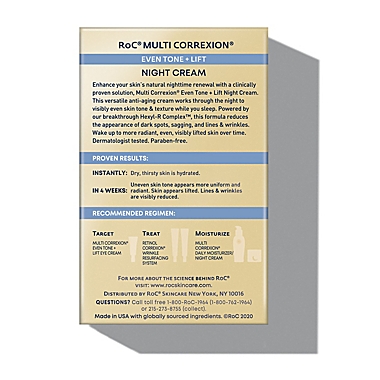 RoC&reg; Multi Correxion&reg; 1.7 oz.5-in-1 Restoring Night Cream. View a larger version of this product image.