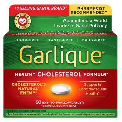 Garlique&reg; 60-Count Garlic Healthy Cholesterol Herbal Supplement